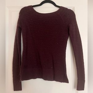 Burgundy sweater